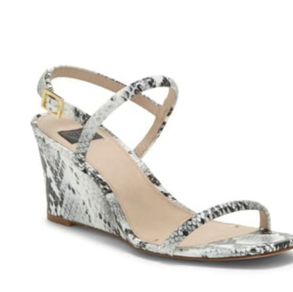 Louise et Cie Snakeskin Wedge Sandal